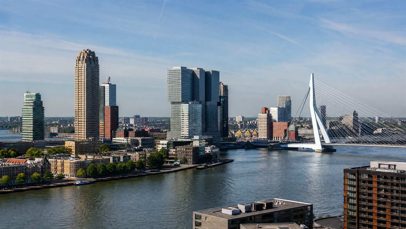 Skyline van Rotterdam