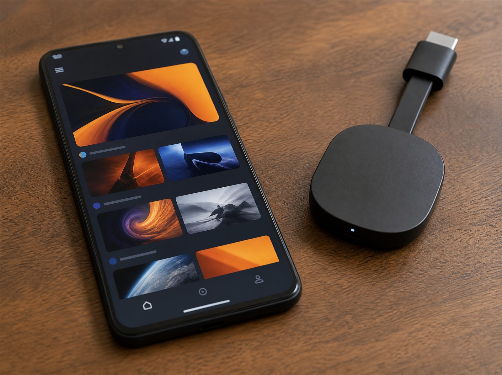 IPTV app op een Android telefoon en box